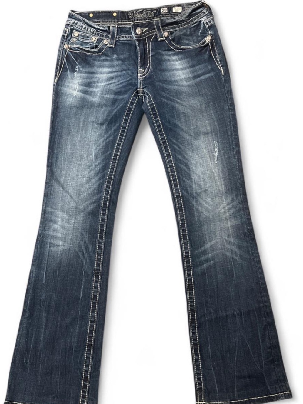 Miss Me Dark Wash Women's Bootcut Jeans - Blue